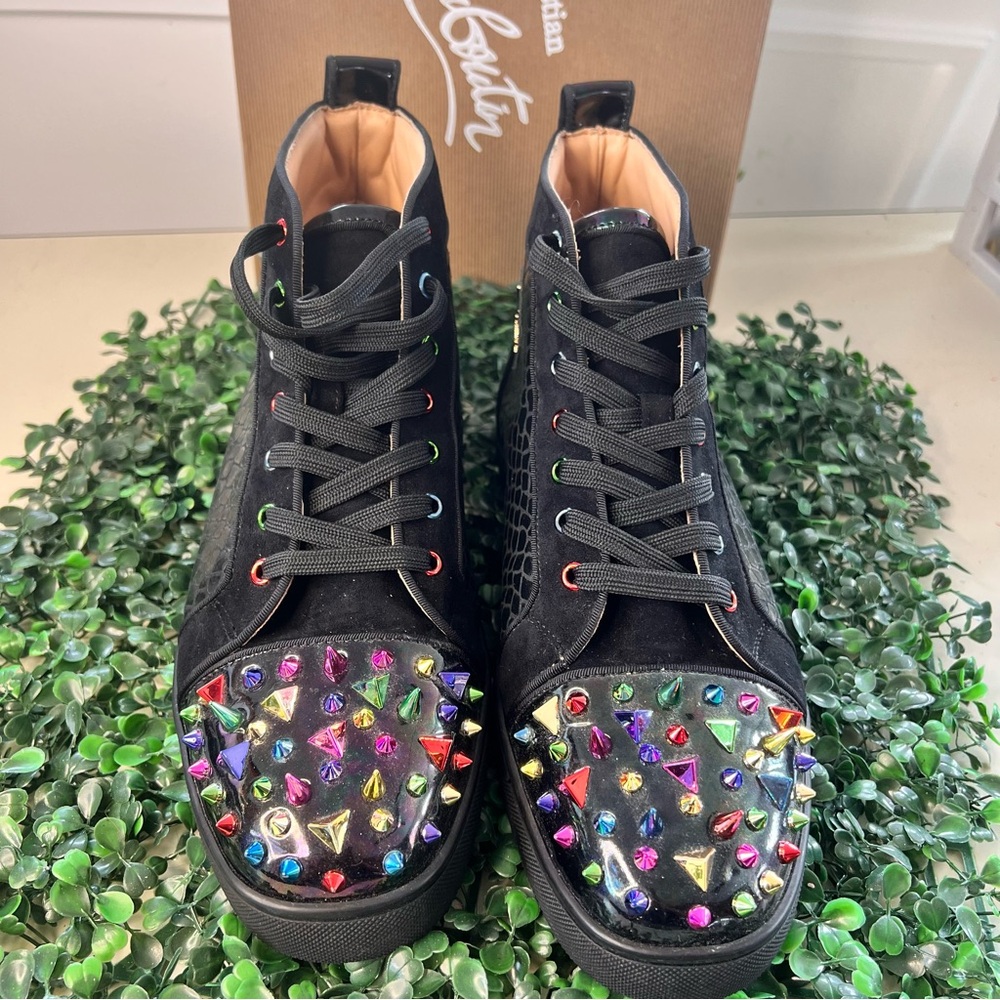 🔥 Inspired Designer Studded High-Top Sneakers 🔥 - Picture 10 of 10